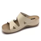 906 LEON Comfort női bőr papucs