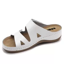906 LEON Comfort női bőr papucs