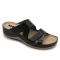 906 LEON Comfort női bőr papucs