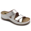 906 LEON Comfort női bőr papucs