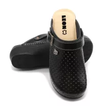 PU101 LEON Comfort női bőr klumpa
