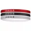 JORDAN HEADBANDS 3PK GYM RED/BLACK/WOLF GREY