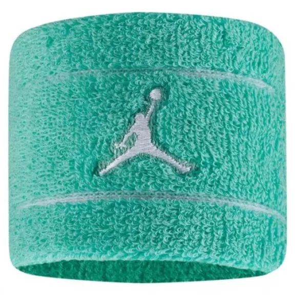 JORDAN M WRISTBANDS 2 PK TERRY WASHED TEAL/WASHED TEAL/WHITE JORDAN M WRISTBANDS 2 PK TERRY WASHED TEAL/WASHED TEAL/WHITE