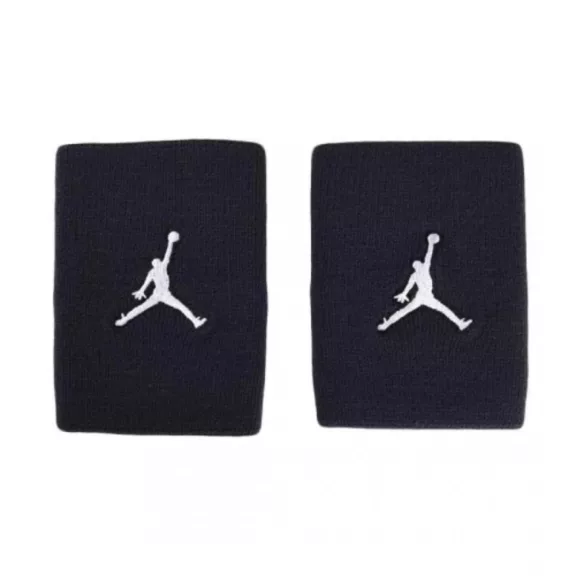 JORDAN JUMPMAN WRISTBANDS BLACK/WHITE JORDAN JUMPMAN WRISTBANDS BLACK/WHITE
