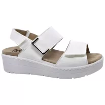 10016 -os női Dr Feet bőr papucs - feher