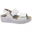 10016 -os női Dr Feet bőr papucs - feher