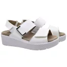 10016 -os női Dr Feet bőr papucs - feher