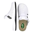 1014 -es női Dr Feet bőr papucs - feher