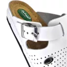 1014 -es női Dr Feet bőr papucs - feher