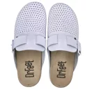 1021 -es női Dr Feet bőr papucs - feher 1021 -es női Dr Feet bőr papucs - feher
