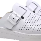 1021 -es női Dr Feet bőr papucs - feher