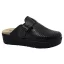 1021 -es női Dr Feet bőr papucs - fekete