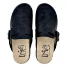 1021 -es női Dr Feet bőr papucs - fekete 1021 -es női Dr Feet bőr papucs - fekete