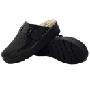1021 -es női Dr Feet bőr papucs - fekete 1021 -es női Dr Feet bőr papucs - fekete