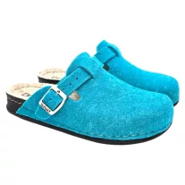 103 -as női Dr Feet gyapju papucs -türkiz