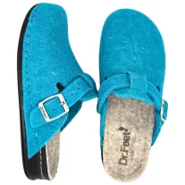 103 -as női Dr Feet gyapju papucs -türkiz
