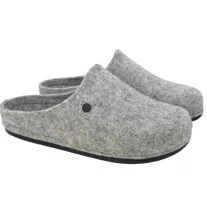 104 -es női Dr Feet gyapju papucs - szürke