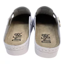 1100 -as női Dr Feet bőr papucs - feher