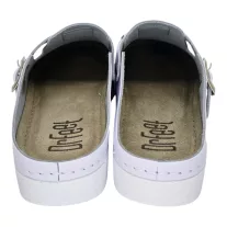 1100 -as női Dr Feet bőr papucs - feher - Live, love,woof