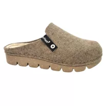 1107 -es női Dr Feet gyapju papucs - bezs