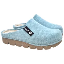 1107 -es női Dr Feet gyapju papucs - vilagos kek