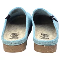 1107 -es női Dr Feet gyapju papucs - vilagos kek