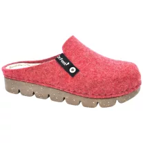 1107 -es női Dr Feet gyapju papucs - korall