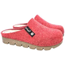 1107 -es női Dr Feet gyapju papucs - korall