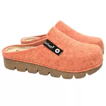 1107 -es női Dr Feet gyapju papucs - narancssarga