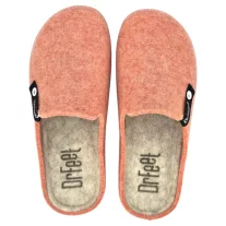 1107 -es női Dr Feet gyapju papucs - narancssarga