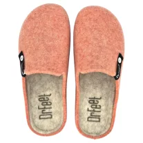 1107 -es női Dr Feet gyapju papucs - narancssarga
