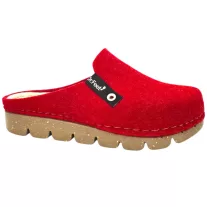 1107 -es női Dr Feet gyapju papucs - piros