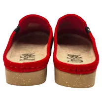 1107 -es női Dr Feet gyapju papucs - piros