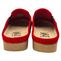1107 -es női Dr Feet gyapju papucs - piros