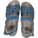 16015 -os női Dr Feet bőr szandal - kek 16015 -os női Dr Feet bőr szandal - kek