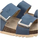 16016 -os női Dr Feet bőr papucs - kek 16016 -os női Dr Feet bőr papucs - kek