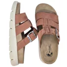 16030 -as női Dr Feet bőr papucs - vilagos barna