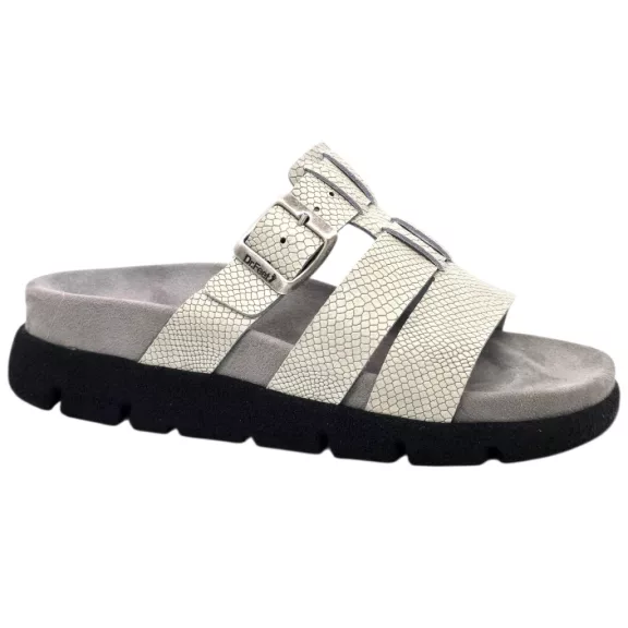 16030 -as női Dr Feet bőr papucs - halvany szürke 16030 -as női Dr Feet bőr papucs - halvany szürke