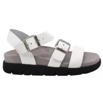 16031 -es női Dr Feet bőr papucs - feher