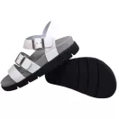 16031 -es női Dr Feet bőr papucs - feher 16031 -es női Dr Feet bőr papucs - feher