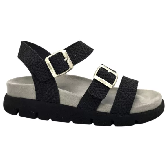 16031 -es női Dr Feet bőr papucs - fekete 16031 -es női Dr Feet bőr papucs - fekete