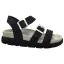 16031 -es női Dr Feet bőr papucs - fekete