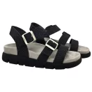 16031 -es női Dr Feet bőr papucs - fekete 16031 -es női Dr Feet bőr papucs - fekete