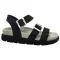 16031 -es női Dr Feet bőr papucs - fekete