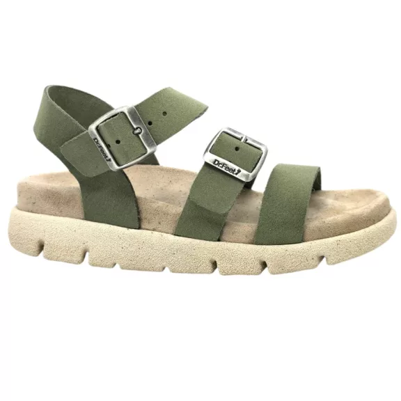 16031 -es női Dr Feet bőr papucs - vilagos zold 16031 -es női Dr Feet bőr papucs - vilagos zold