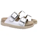 16033 -as női Dr Feet bőr papucs - feher