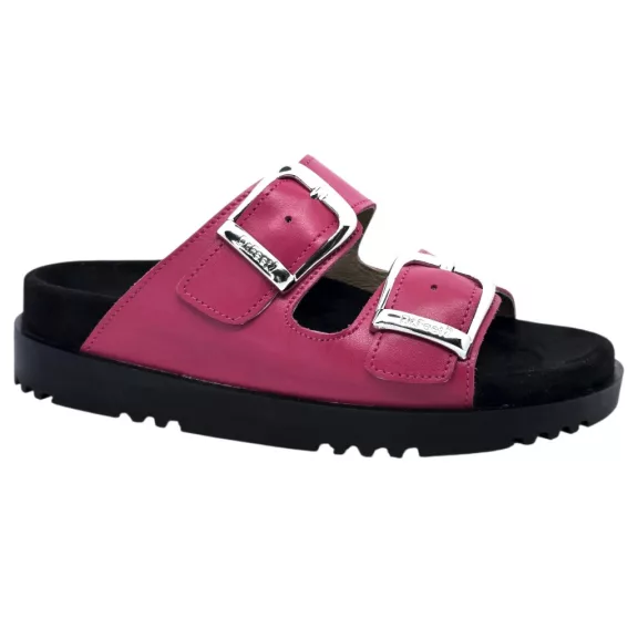 16033 -as női Dr Feet bőr papucs - pink 16033 -as női Dr Feet bőr papucs - pink
