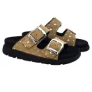 16034 -es női Dr Feet bőr papucs - vilagos barna 16034 -es női Dr Feet bőr papucs - vilagos barna