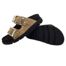 16034 -es női Dr Feet bőr papucs - vilagos barna 16034 -es női Dr Feet bőr papucs - vilagos barna