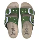 16034 -es női Dr Feet bőr papucs - zold 16034 -es női Dr Feet bőr papucs - zold